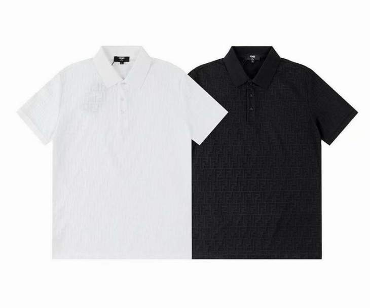 Picture of Fendi Polo Shirts Short _SKUFendiM-3XL8qx17128125